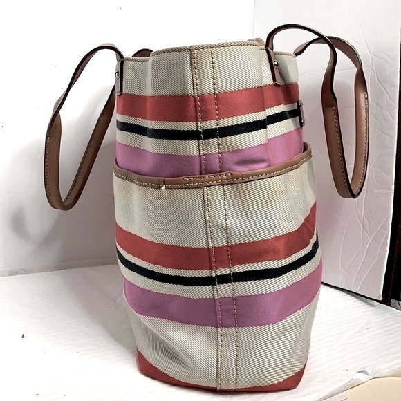 Kate Spade Oak Island Stripe Magazine Tote - Picture 3 of 10